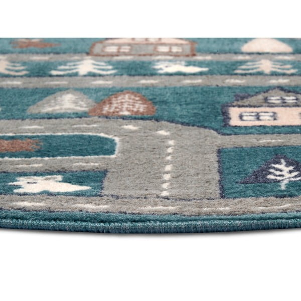 Детски килим в цвят бензин ø 140 cm Streets - Hanse Home-image-2