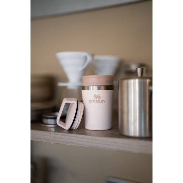 Светлорозова термочаша от неръждаема стомана 230 ml Café-To-Go Travel Mug Rose Quartz – Stanley-image-1