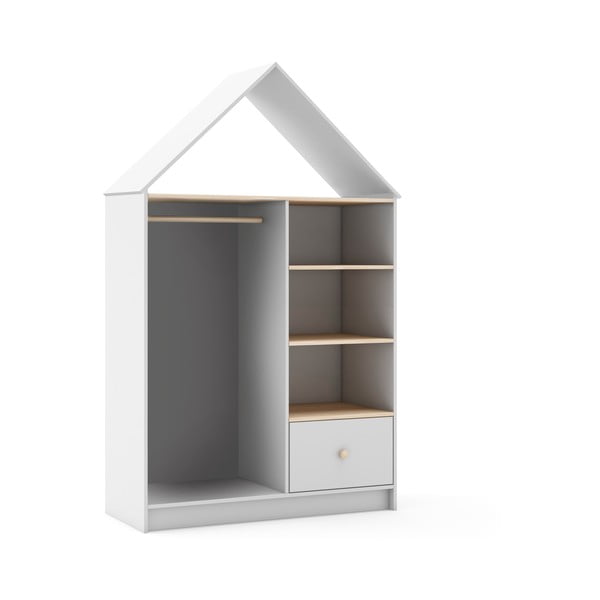 Бял отворен гардероб за деца 110x180 cm Estefania - Marckeric-image-2