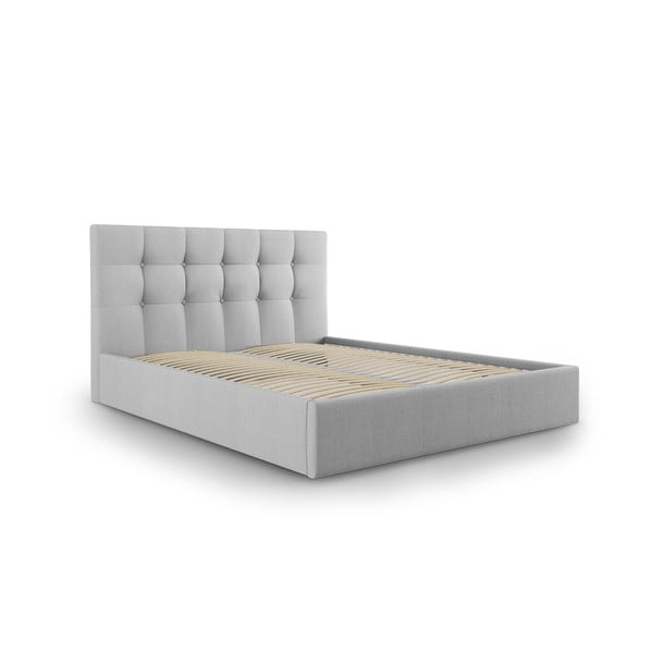 Светлосиво двойно легло , 140 x 200 cm Nerin - Mazzini Beds