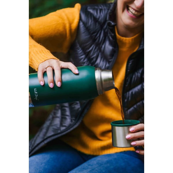Зелена термочаша за пътуване Fuori, 1 л - Vialli Design-image-4