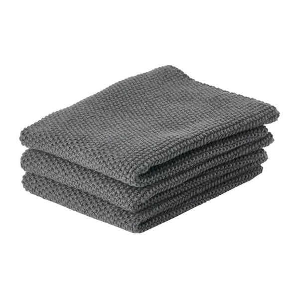 Памучни кърпи в комплект от 3 броя 27x27 cm - Zone