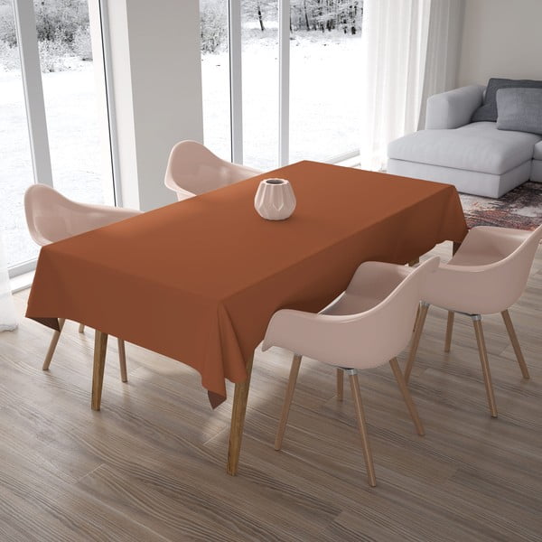 Оранжева покривка за маса, 140 x 180 cm - Cihan Bilisim Tekstil