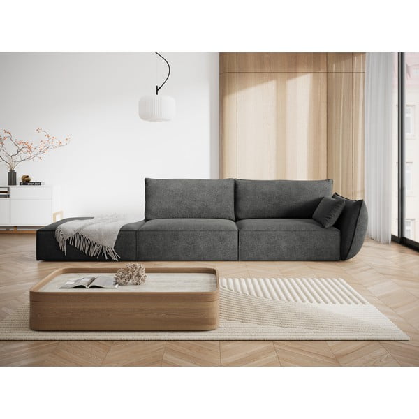 Сив шезлонг (десен ъгъл) Vanda – Mazzini Sofas-image-1
