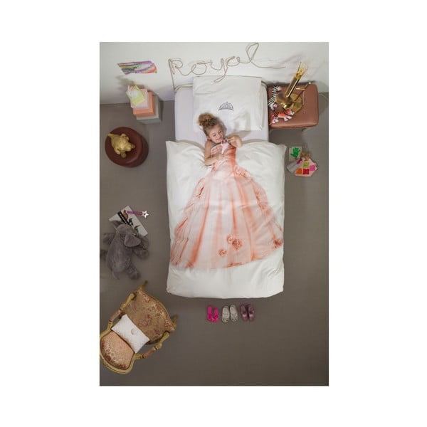 Памучно единично спално бельо Princess, 140 x 200 cm - Snurk-image-1