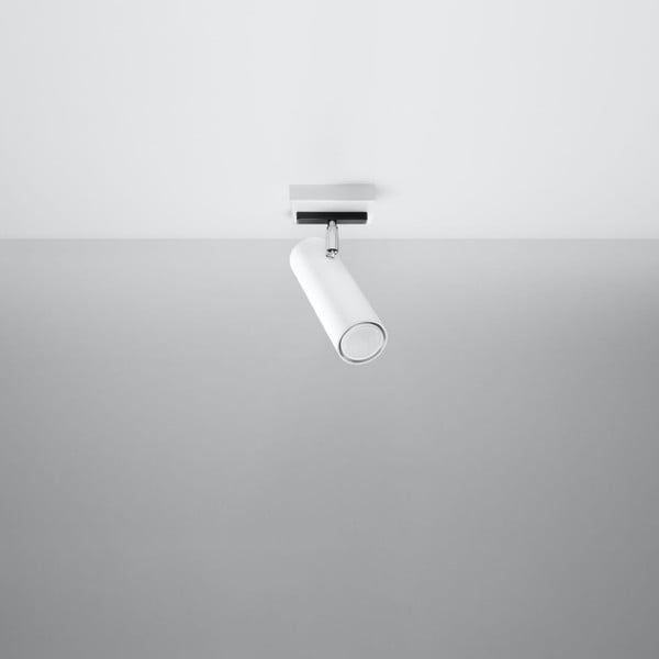 Бяло осветително тяло за таван 8x8 cm Mira – Nice Lamps