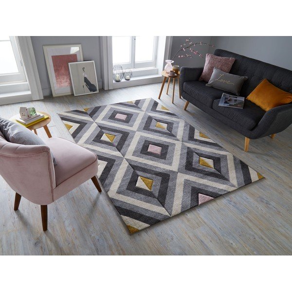 Сив килим Paloma, 200 x 290 cm - Flair Rugs-image-4