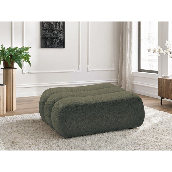 Зелена табуретка  от прежда с примки от букле Azra – Bobochic Paris-image-1