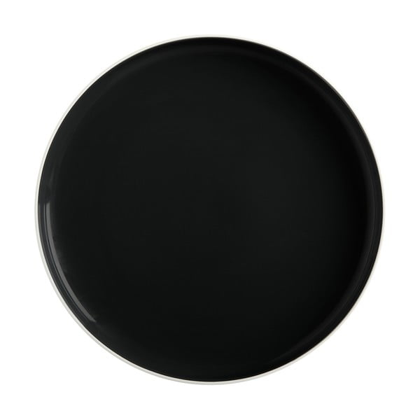 Черна порцеланова чиния Tint, ø 20 cm - Maxwell & Williams