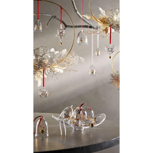 Стъклена ръчно издухана коледна топка ø 6,5 cm Ann-Sofi Romme Annual Christmas Bauble – Holmegaard-image-2