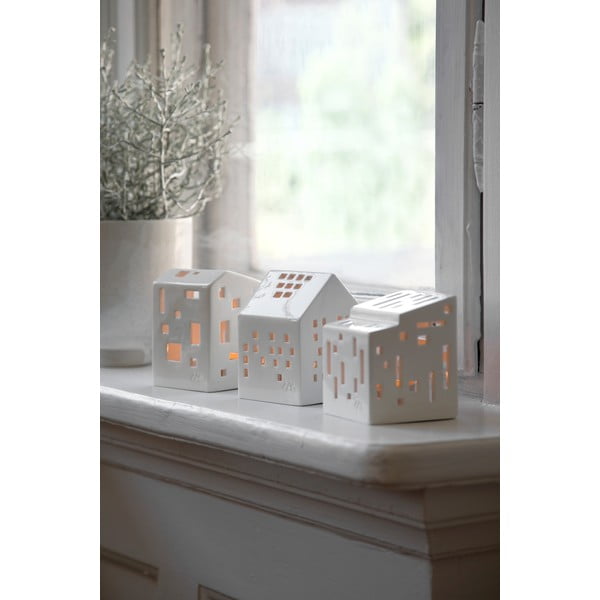 Бял керамичен свещник Urbania Lighthouse Functio - Kähler Design-image-1