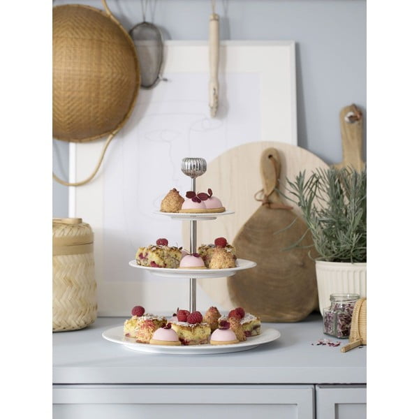 Hammershoi Etagere триетажен етажерка от бял порцелан, ⌀ 28 cm Hammershøi - Kähler Design-image-1