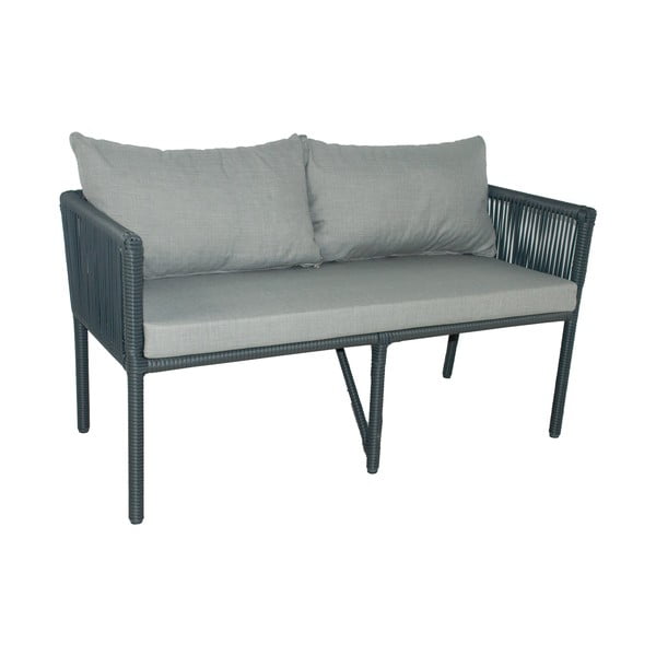 Сив градински комплект за хранене от изкуствен ратан за 6 души Vera 2 – Floriane Garden-image-1