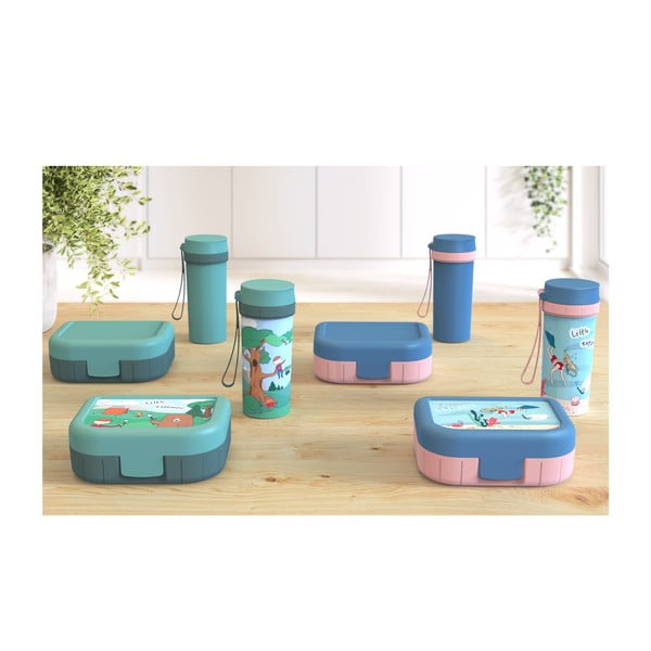 Зелено бебешко шише 400 ml Memory Kids - Rotho-image-2