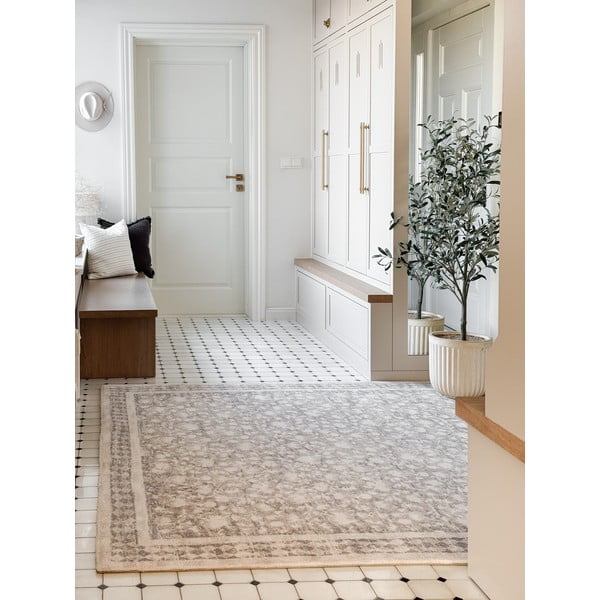 Бежов вълнен килим 230x340 cm Agnus Granny – Agnella-image-1