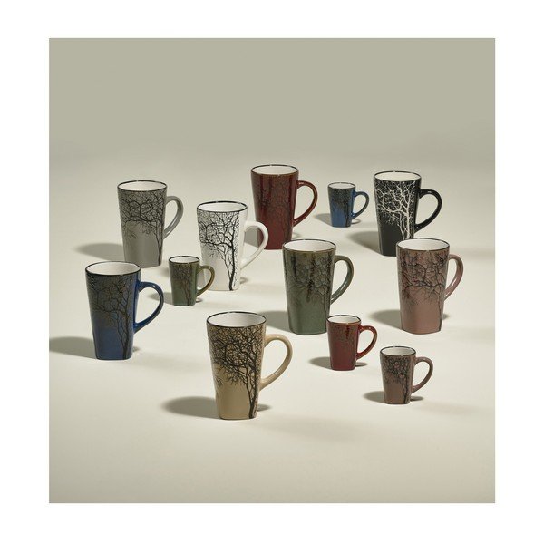 Сини глинени чаши за еспресо в комплект от 4 бр. 100 ml Hela – Villa Collection-image-1