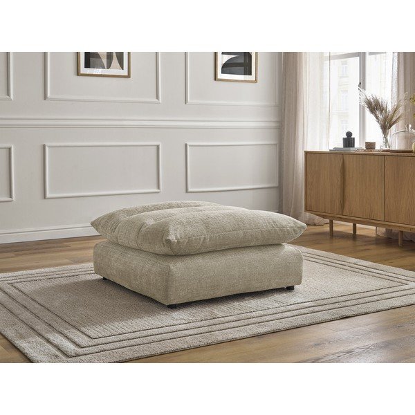 Бежова шенилова табуретка Neil – Bobochic Paris-image-1