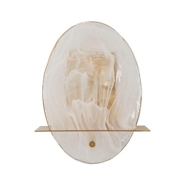 Стъклена стенна лампа  в златист цвят Portlan – Mauro Ferretti