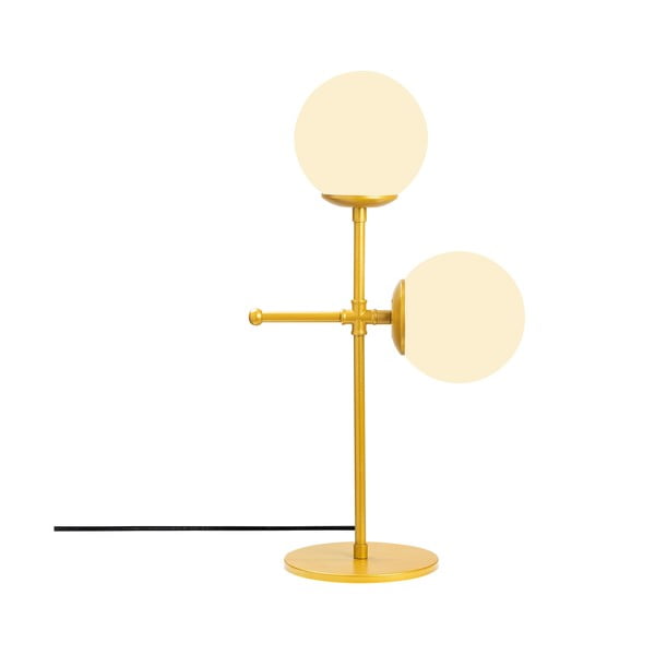 Настолна лампа в златисто и бяло Mudoni - Opviq lights-image-2