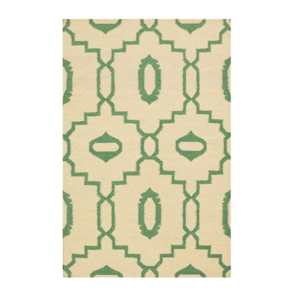Ručně tkaný koberec Kilim JP 11031 Green, 90x150 cm