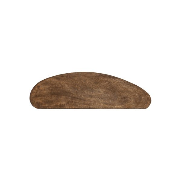 Стенен рафт от масивно манго в тъмно естествен цвят 49 cm Ginosu – Light & Living-image-1