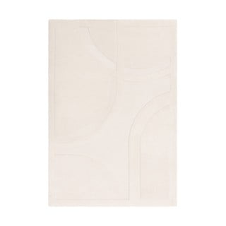 Бял вълнен килим 120x170 cm Olsen - Asiatic Carpets