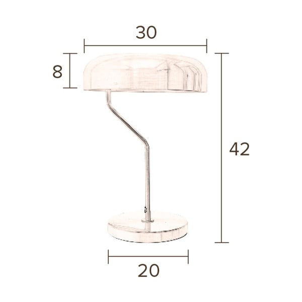 Месингова настолна лампа Eclipse - Dutchbone-image-4