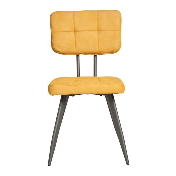 Комплект от 4 жълти трапезни стола Sofy - Marckeric