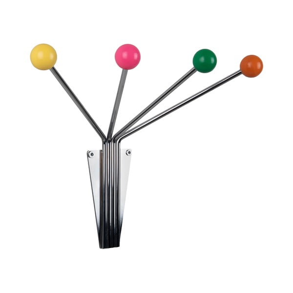 Метална закачалка за стена в сребристо Neptune - PT LIVING-image-2