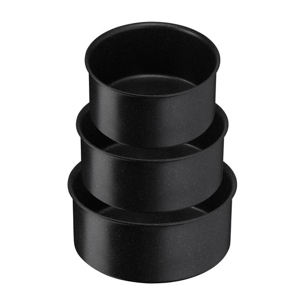 Алуминиеви гърнета в комплект 3 бр. с незалепващо покритие/с подвижна дръжка подходящи за индукционен котлон INGENIO Black stone L3998902 – Tefal-image-2