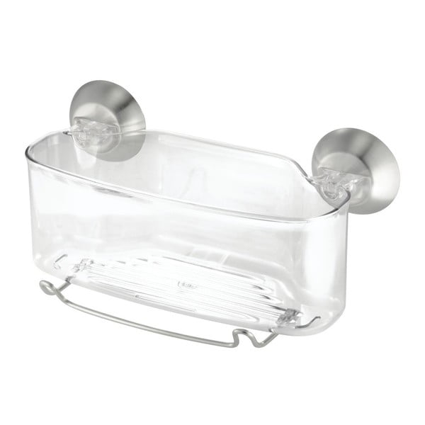 Прозрачна самозадържаща се кошница за сапун - iDesign
