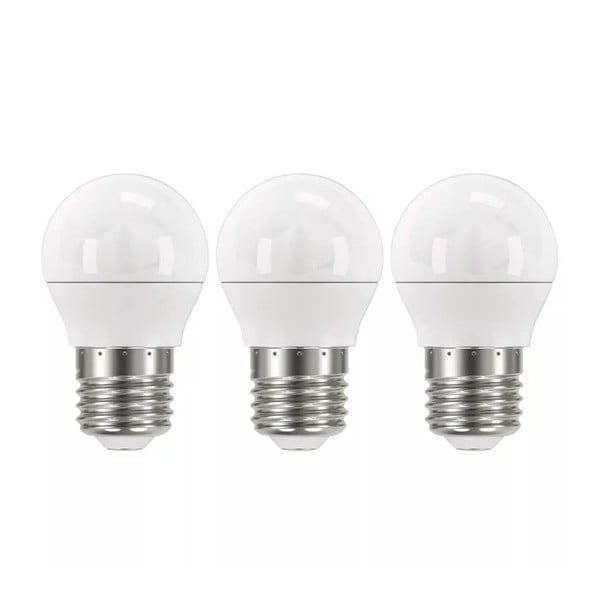 Неутрални LED крушки в комплект от 3 бр. E27, 5 W - EMOS