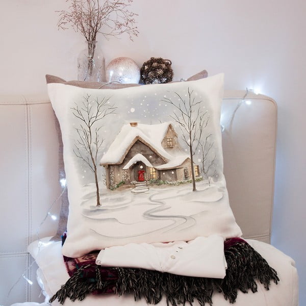 Калъфка за възглавница с коледен мотив 43x43 cm – Mila Home-image-3