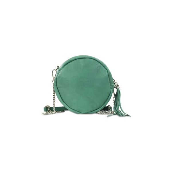 Зелена кожена чанта Prunelle - Infinitif
