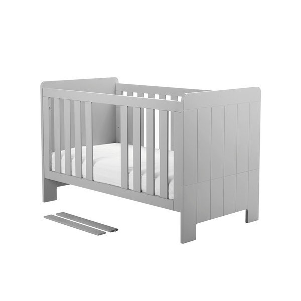 Сиво детско легло , 120 x 60 cm Calmo - Pinio-image-3