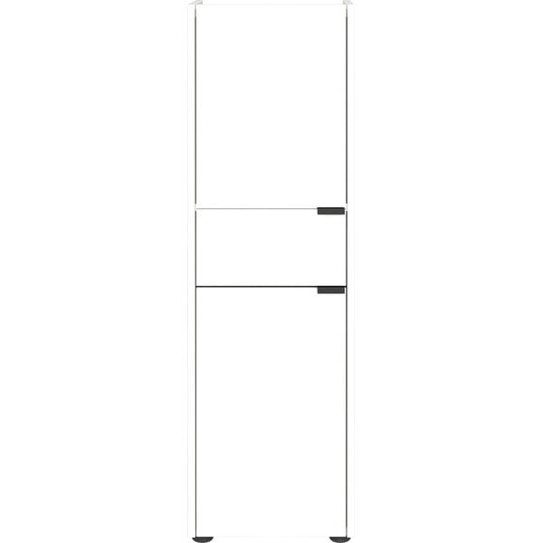 Бял висок шкаф за баня 34x111 cm Forano – Germania