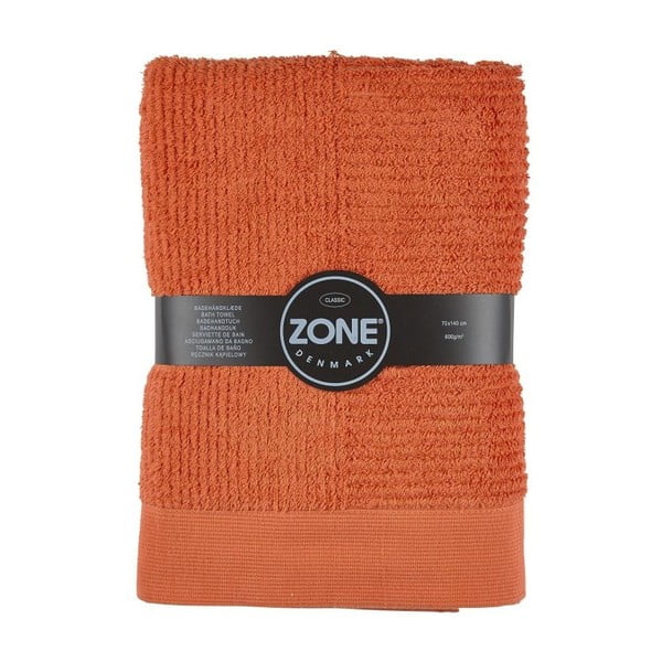 Оранжева кърпа за баня 70x140 cm - Zone