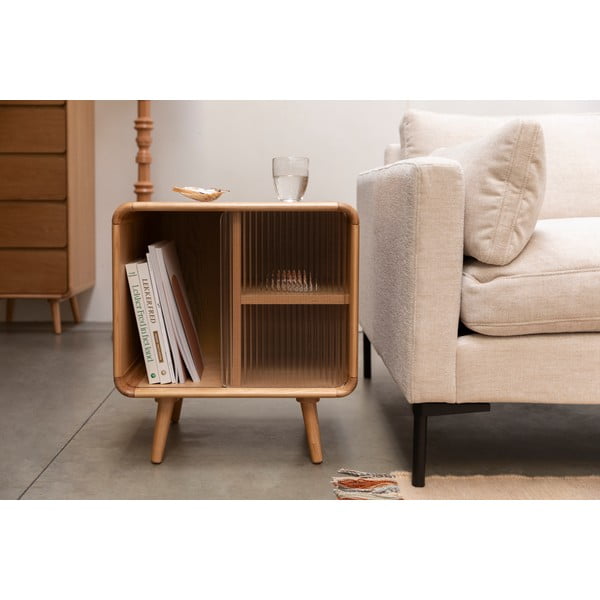 Странична масичка от масивна дървесина 40x50 cm Rise – Zuiver-image-1