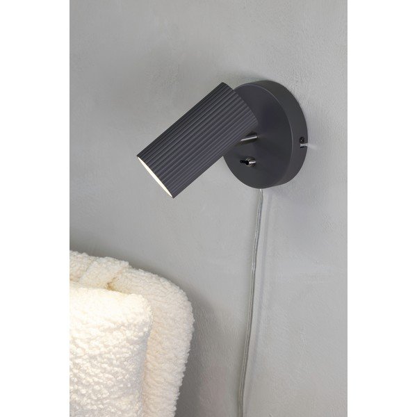 Сива стенна лампа Costilla - Markslöjd-image-1