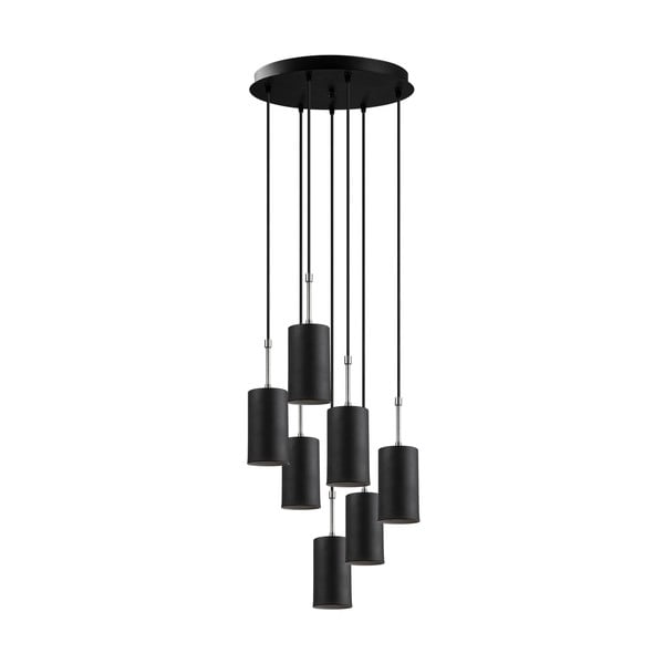 Черна висяща лампа за 7 крушки Kem - Opviq lights