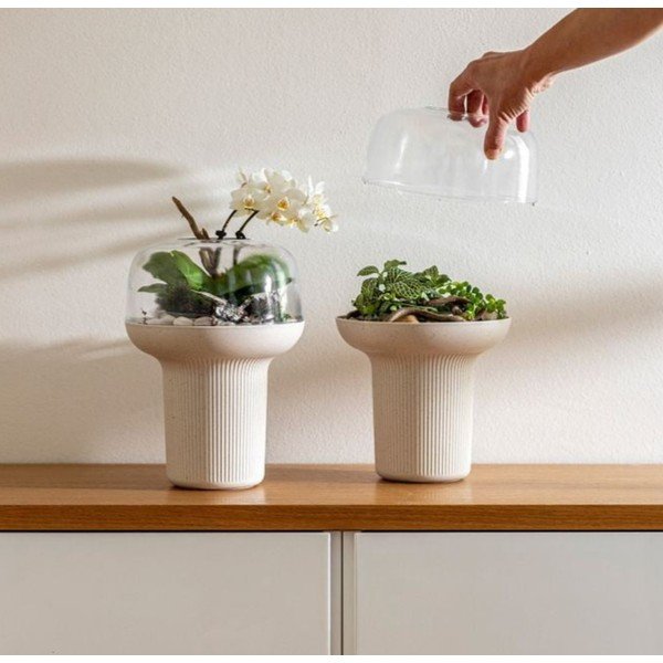 Пластмасова саксия за цветя ø 19 cm Humidarium – Plastia-image-1