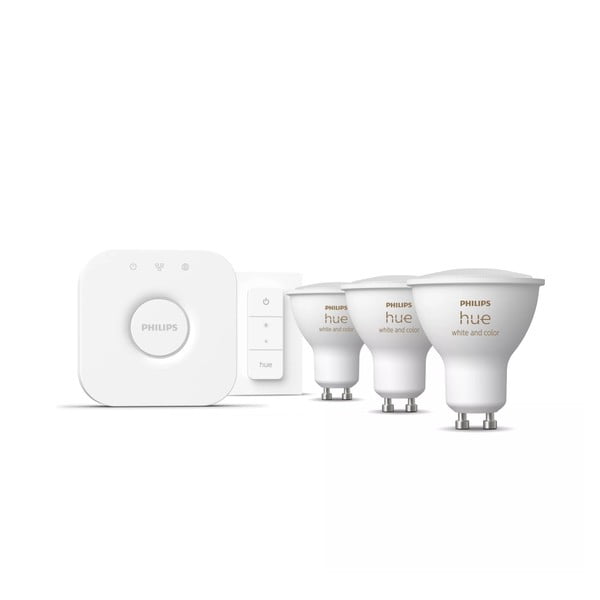 Smart стартов пакет 5 бр. GU10, 6 W White and color ambiance – Philips Hue