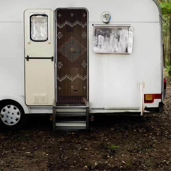 Бамбукова завеса за врата в естествен цвят 90x200 cm Rhombus – Maximex-image-4