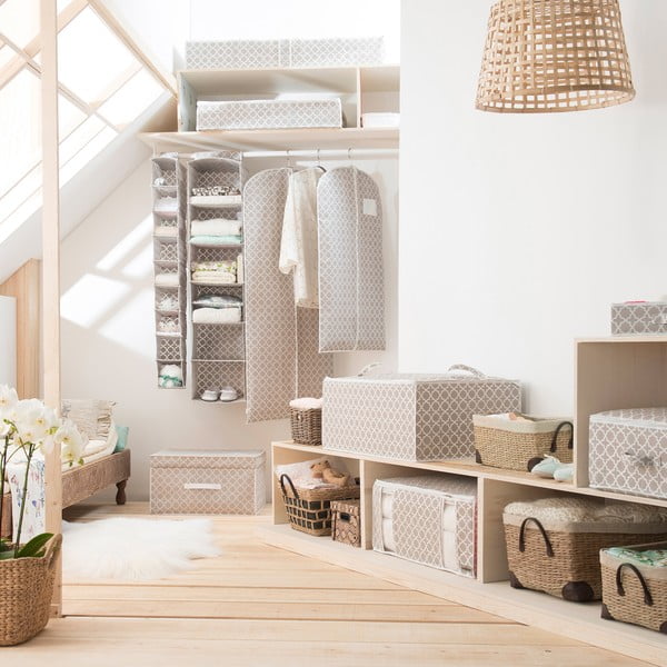 Бежова чанта за окачване на рокля, височина 137 cm - Compactor-image-3