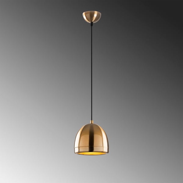 Висящо осветително тяло в бронзов цвят с метален абажур ø 17 cm Mugo – Opviq lights-image-4