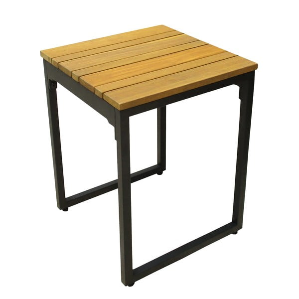 Комплект от 2 градински табуретки със седалка от акациева дървесина Brick - Ezeis