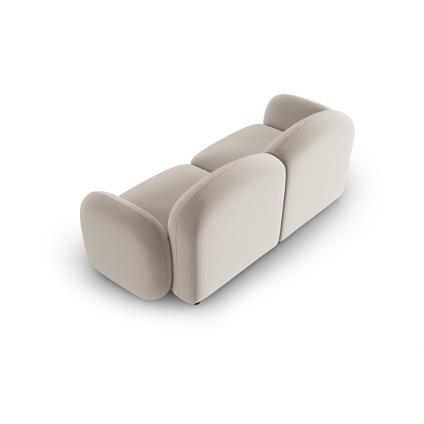 Бежов кадифен диван 194 cm Blair - Micadoni Home-image-4