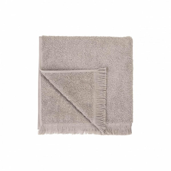 Сиво-кафява памучна кърпа 50x100 cm FRINO - Blomus