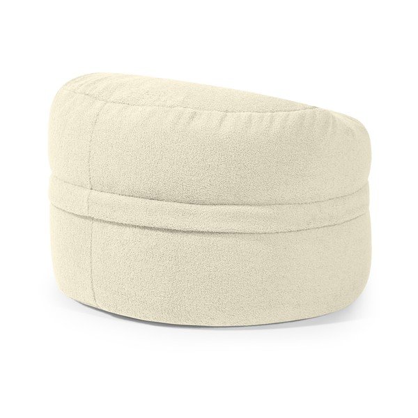 Светлосив детски пуф от букле Roll 80 – SLOWDOWN-image-3