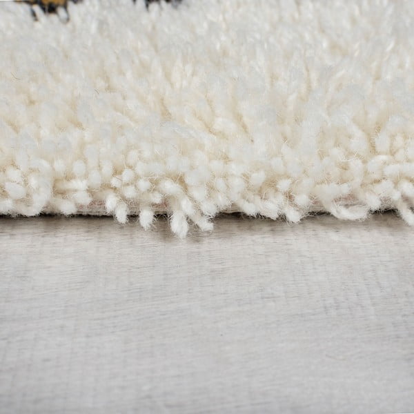 Кремав ръчно изработен вълнен килим 200x290 cm Moroccan Fes – Flair Rugs-image-4